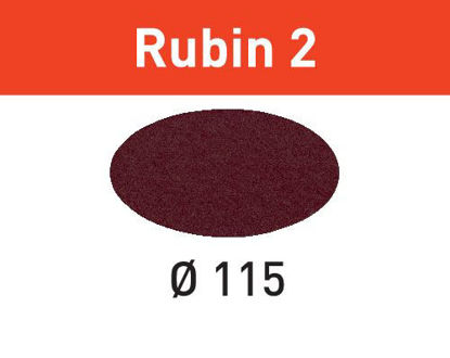 Picture of Abrasive sheet Rubin 2 STF D115 P120 RU2/50