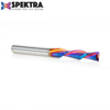 Picture of 46416-K Solid Carbide Spektra™ Extreme Tool Life Coated Spiral Plunge 1/4 Dia x 1-1/8 x 1/4 Inch Shank